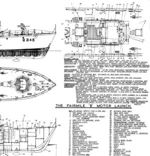 Fairmile B Model Boat Plan