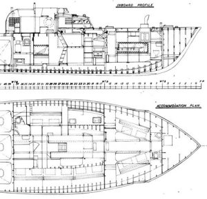 Vosper US Built 71ft MTB Model Boat Plan