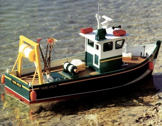 New Maquettes Marie Amelie Stern Trawler