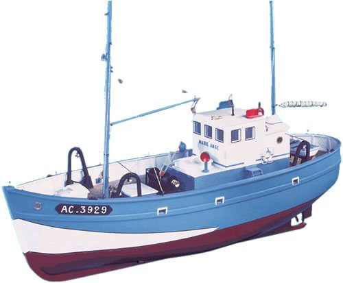  Trawler 1:30 RC Radio Control Model Boat Kit Cornwall Model Boats Ltd