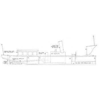 Mabel Steam Launch Model Boat Plan