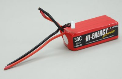 Hi-Energy 22.2v 6S 5500mAh 30C Lipo Battery