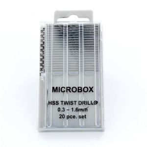 Modelcraft Drill Set Metric 20pc HSS Microbox (Grey)