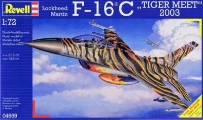 Revell Lockheed Martin F-16C TigerMeet 2003 1:72 Scale
