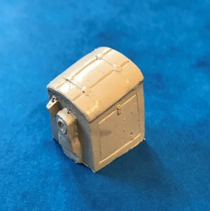 Motor Boat Engine Housing 16x18x12mm 1:48 Scale