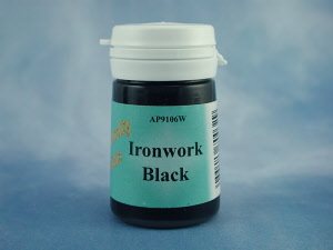 AP9106W Ironwork Acrylic Paint Black 18ml