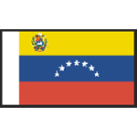 BECC Venezuela National Flag 38mm