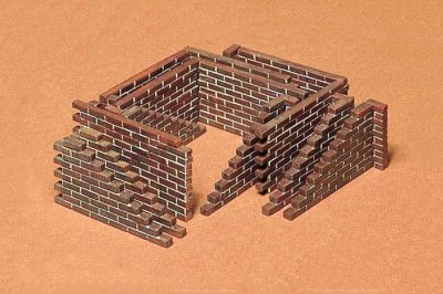 Tamiya Brick Wall Set 1:35 Scale