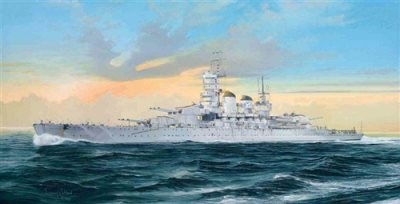 Trumpeter RN Littorio Italian Navy Battleship 1941 1:700 Scale