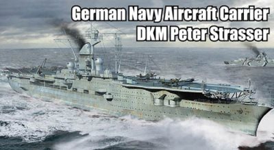 Trumpeter German Navy Aircraft Carrier DKM Peter Strasser 1:700 Scale