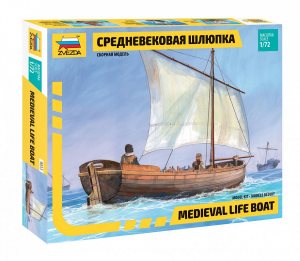 Zvesda Medieval Life Boat 1:72 Scale