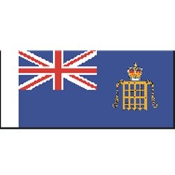 BECC Customs Flag - Modern Present Monarch 10mm