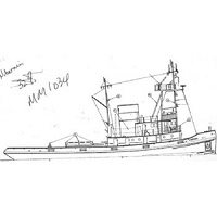 Hibernia Thames Tug Model Boat Plan