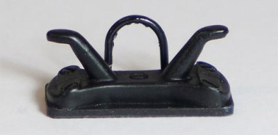 Winged Deck Cleats with Wire Fairlead 20mm x 10mm (2)