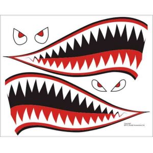 Sharks Teeth Decals