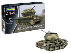 Revell Flakpanzer III Ostwind (3.7cm Flak 43) 1:72 Scale