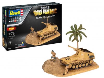 Revell First Diorama Set - SD.Kfz 124 Wespe 1:76 Scale