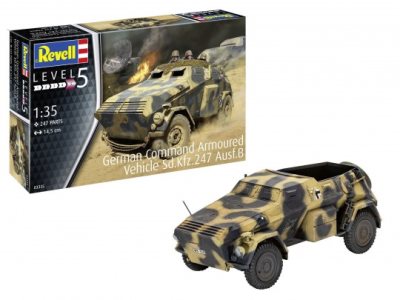 Revell German Command Armoured Vehicle Sd.Kfz.247 Ausf.B 1:35 Scale