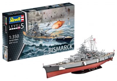 Revell Bismarck German Battleship 1:350 Scale