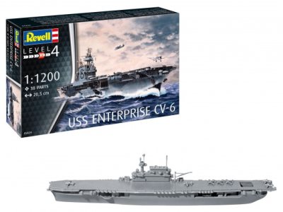 Revell USS Enterprise CV6 1:1200 Scale