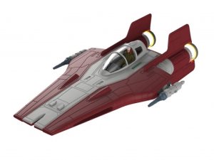 Revell Star Wars Resistance A-Wing Fighter Red Episode VIII Build & Play
