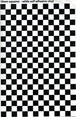 Squares Black & White 10mm