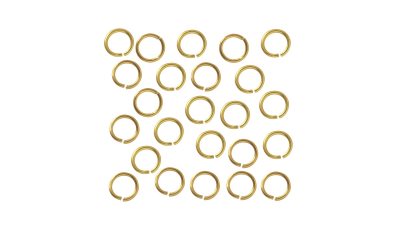 6mm Brass Rings (100)