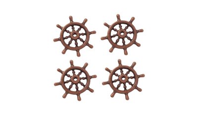 Ships Wheel Bronzed 24mm (2)