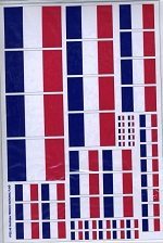 Becc Model Accessories France National Flag - Decal Multipack