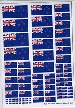 New Zealand National Flag - Decal Multipack