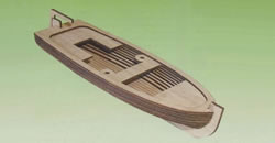 36482 Wooden Lifeboat 115mm