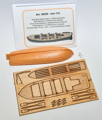 Plastic\Wood Lifeboat 115mm