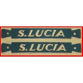 44027 Santa Lucia Brass Etch Plate