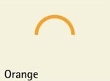 Half Round Tubes - Orange