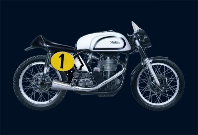 Italeri Norton Manx 500cc 1:9 Scale