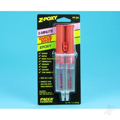 ZAP Z-Poxy 5 Minute Epoxy Dual Syringe 1oz