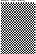 Squares Black & White 5mm