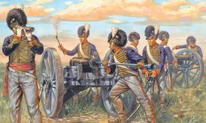 Italeri British Artillery Waterloo 1:72 Scale