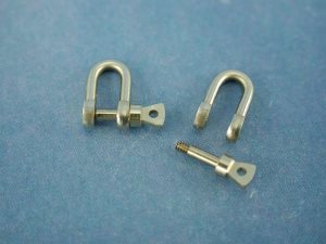 Shackle 4x7mm M1 Threaded Pin (2)