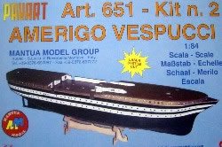 Mantua Model Panart Amerigo Vespucci 1:84 Kit Part 2