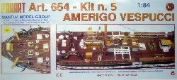 Mantua Model Panart Amerigo Vespucci 1:84 Kit Part 5