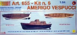 Mantua Model Panart Amerigo Vespucci 1:84 Kit Part 6