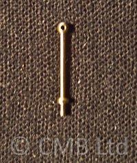 1 Hole Brass Rail Stanchion Ball Type 12.6mm (10)