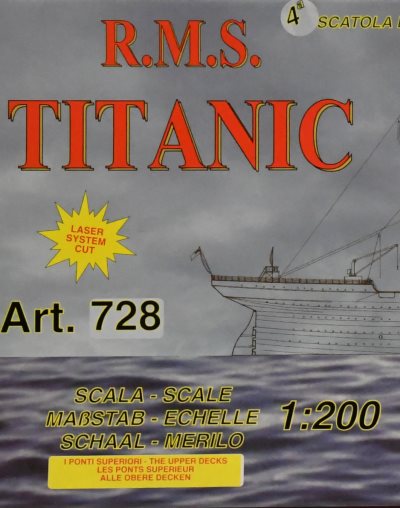 Mantua Titanic Kit No.4 (Superstructure and Fittings Kit) 728