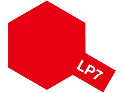 Tamiya LP7 Pure Red Lacquer Paint 10ml