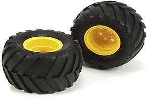 Tamiya Front Tyre & Wheel for Mad Bull