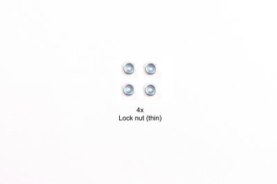 Tamiya 3mm Lock Nut (4)
