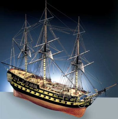 Caldercraft HMS Agamemnon 1781 1:64 Wooden model boat kit 