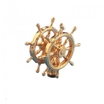 Ships Twin Wheels on Stand 25mm