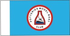 BECC Potteries Model Boat Club Flag 38mm